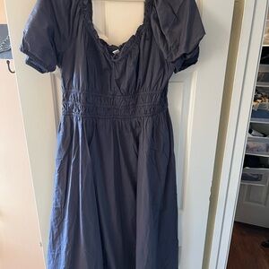 Old Navy Dark Blue Midi Dress